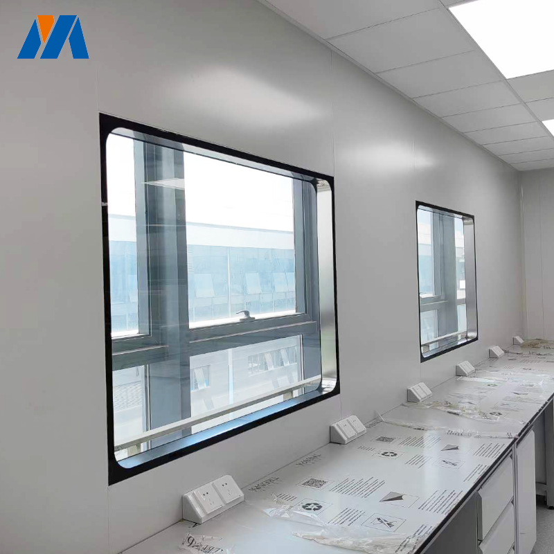 镀锌框架洁净室窗户-平框式